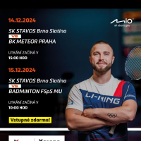 Extraligové utkání v badmintonu v XArena Slatina